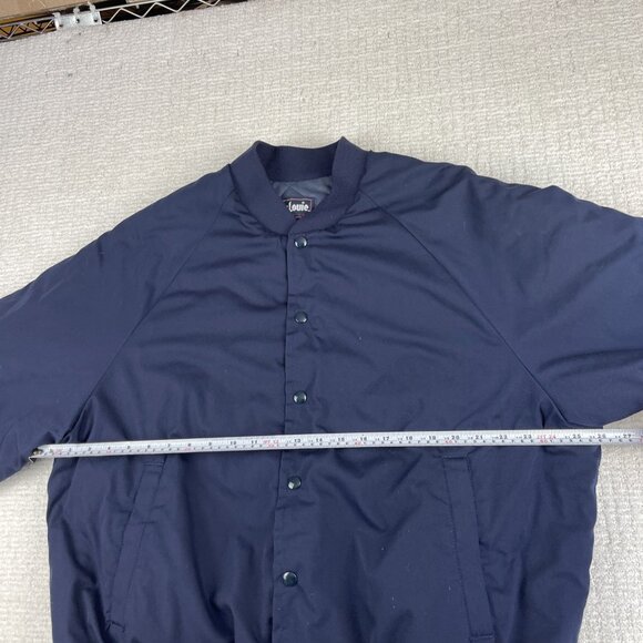 VINTAGE King Louie USA Bomber Jacket Men XL Navy Laborers Indianapolis Local 120 - Picture 14 of 16